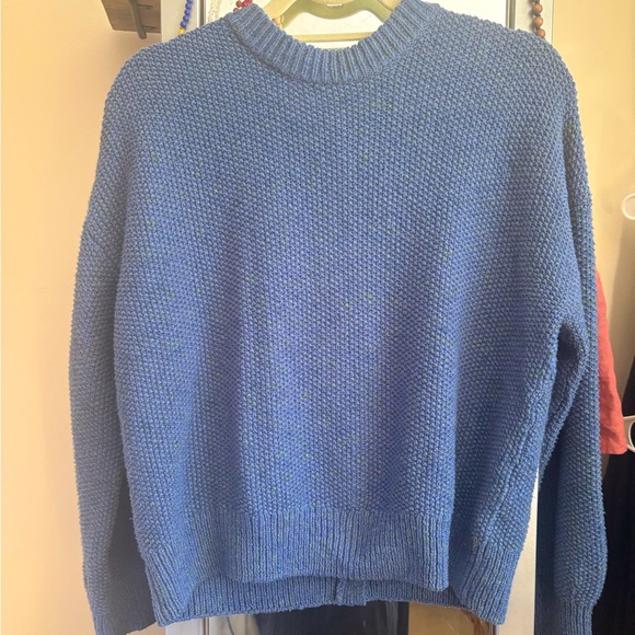 NWT Toad & Co W's TwigTree Button Back Sweater- Pacific Blue - Picture 2 of 6